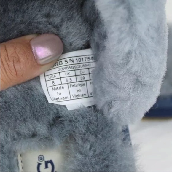 UGG ABELA GEYSER COLOR SHEEPSKIN SLIDES SLIPPERS - Picture 5 of 7